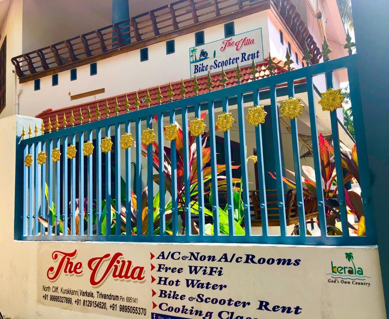The Villa Varkala Exterior foto